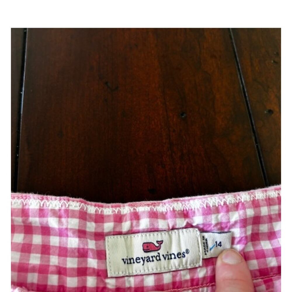 Vineyard Vines Women’s‎ Size 14 Linen Blend Cropped Pants Preppy 25” Inseam - Picture 3 of 5